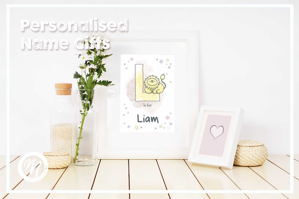 NEW: Personalised Name Gift for Baby or Child's Nursery