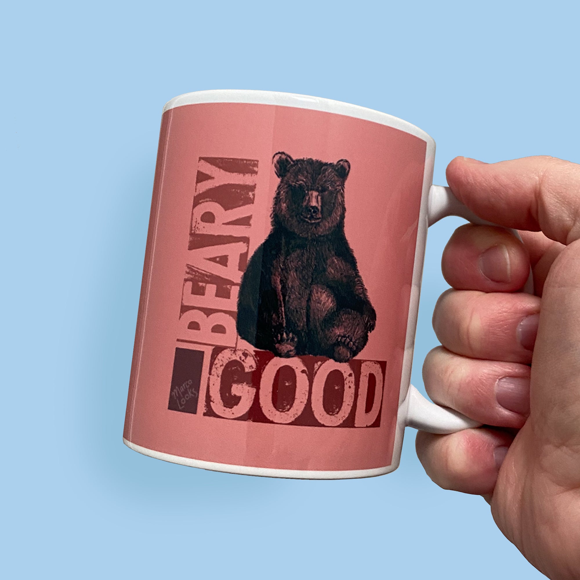 Beary Good | Bright and Quirky Animal Puns Ceramic Mug