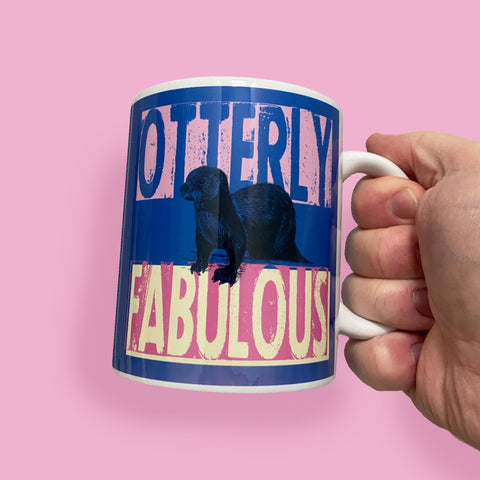Otterly Fabulous | Bright and Quirky Animal Puns Ceramic Mug