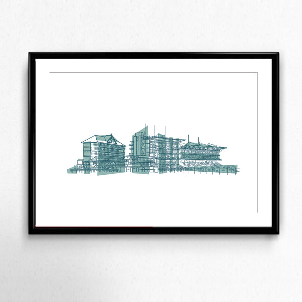 York Racecourse Illustration by MarcoLooks
