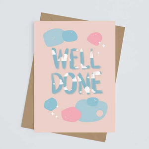 WELL DONE - Greetings Card