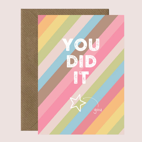 YOU DID IT - Greeting Card